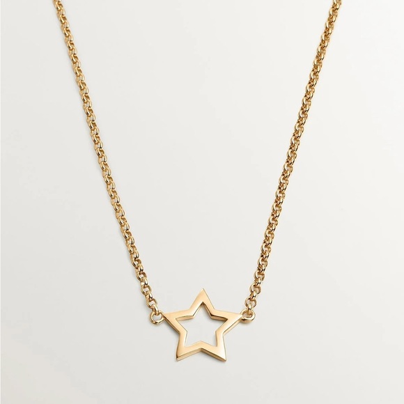 aristocrazy Jewelry - 925 silver pendant bathed in 18K yellow gold with star Aristocrazy